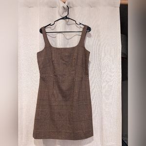 banana republic houndstooth mini dress